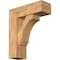 Ekena Millwork Imperial Block Smooth Bracket w/ Offset Brace, Western Red Cedar, 7 1/2"W x 22"D x 26"H BKT0806X22X26IMP05SWR - alternate 1